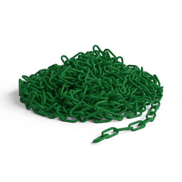 Montour Line Dark Green Plastic Chain, 2 In, 100 Ft. Long CH-CH-20-DGN-100-BX